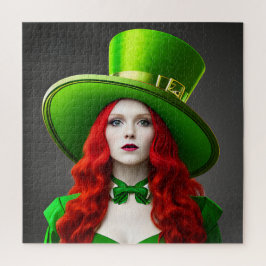 Puzzle Sta. Patricks Day Woman