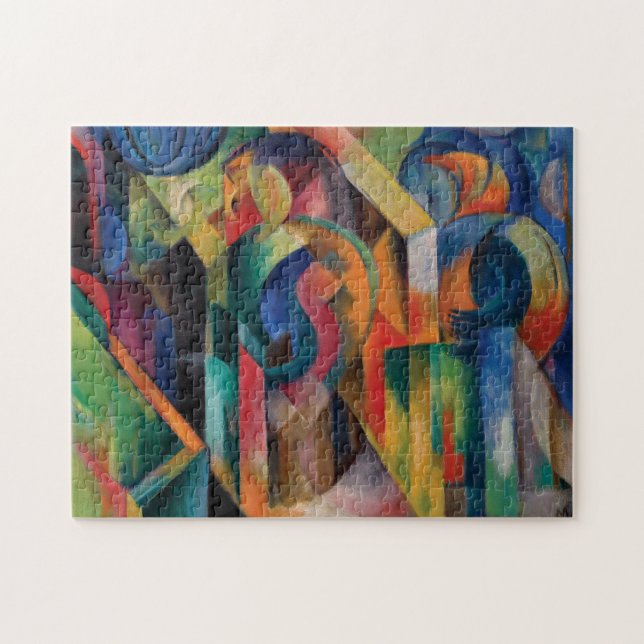 Puzzle Stables De Franz Marc (Horizontal)