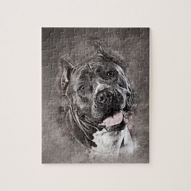 Puzzle Staffordshire Terrier americano - Amstaff (Vertical)