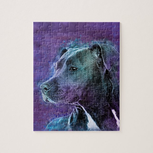 Puzzle Staffordshire Terrier americano - Amstaff (Vertical)