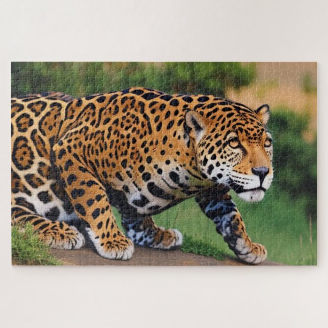 Puzzle Stalking Jaguar (Horizontal)