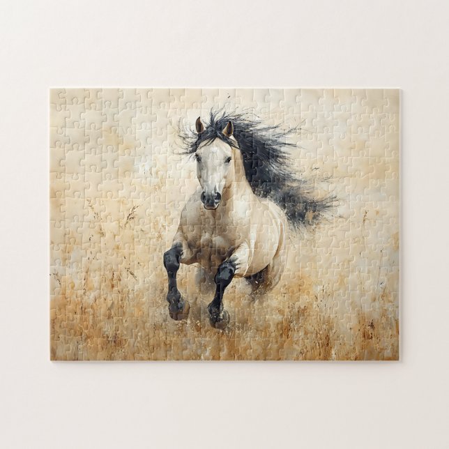 Puzzle Stallion Galloping (Horizontal)