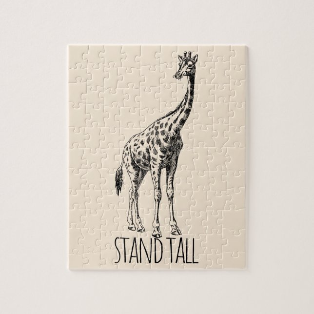 Puzzle Stand Tall Graceful Giraffe (Vertical)