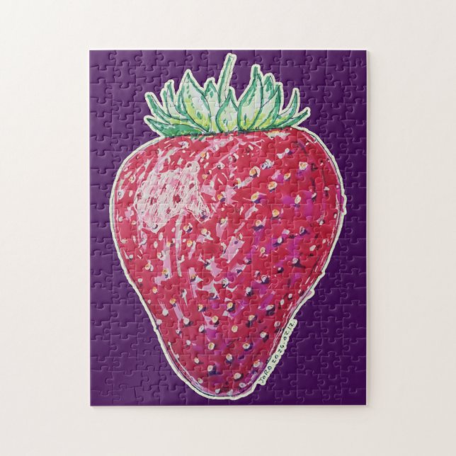 Puzzle Standing Strawberry (Vertical)