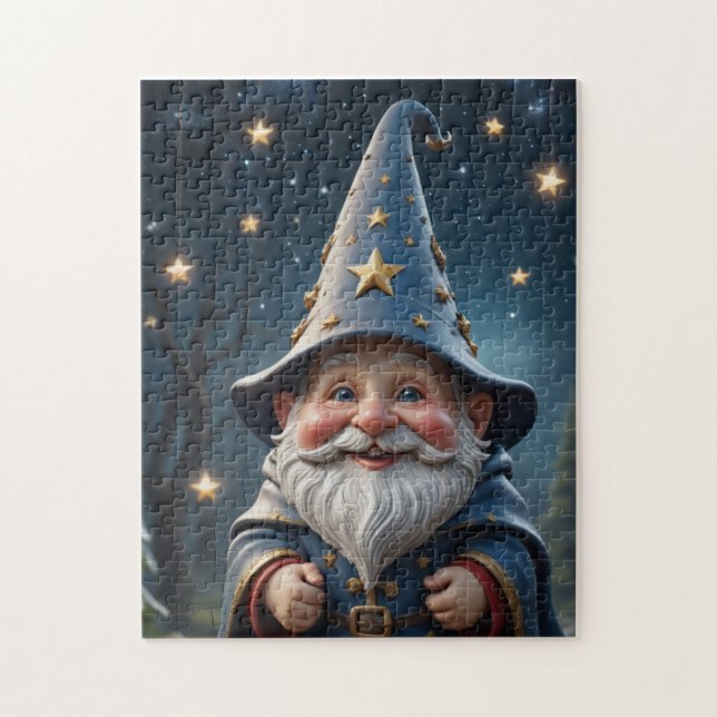 Puzzle Star-Catcher Gnome (Vertical)
