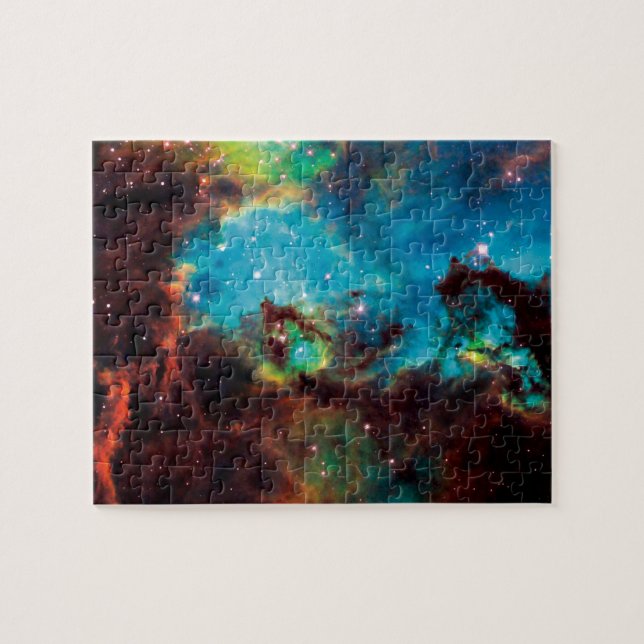 Puzzle Star Cluster NGC 2074 Tarantula Nebula Space Photo (Horizontal)