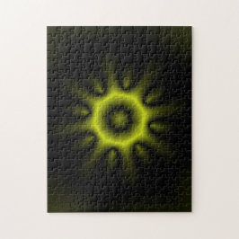 Puzzle Starburst circular amarilla