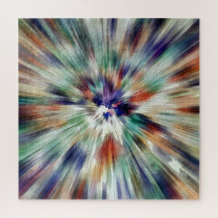 Puzzle Starburst Tie Dye
