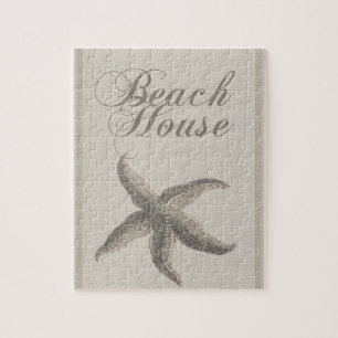 Puzzle Starfish Beach House Seashore Coastre