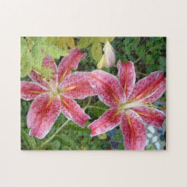 Puzzle Stargazer Lilies Garden Floral