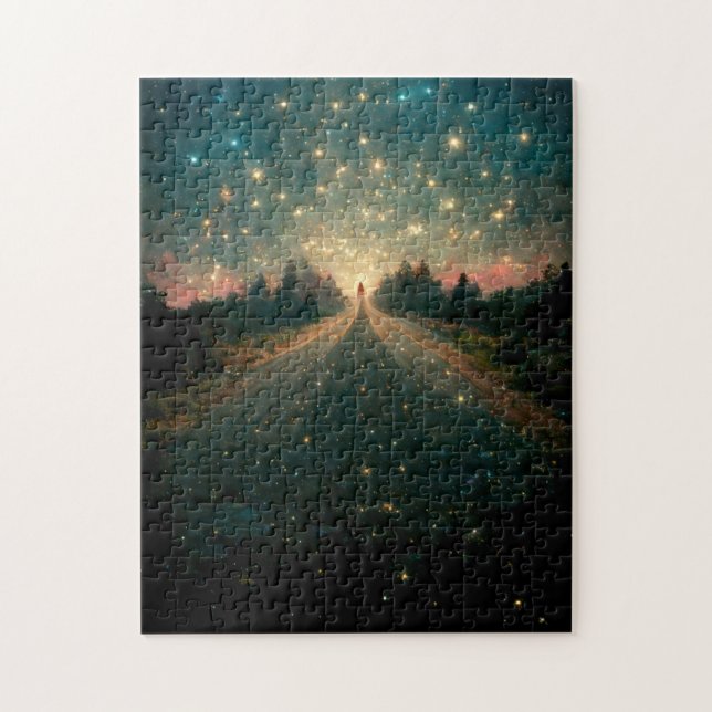 Puzzle Starry Road Fantasy Paisaje Sci-Fi (Vertical)