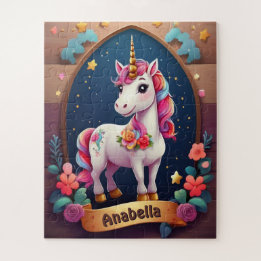 Puzzle Starry Unicorn Dreams Personalizado