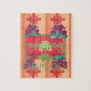 Puzzle Stay Blessed Happy Saint Patrick's Day Hakuna Mata