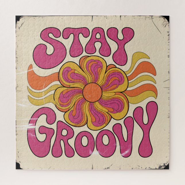 Puzzle Stay Groovy (Vertical)