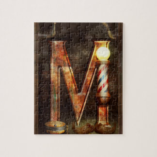 Puzzle Steampunk - alfabeto - M está para el bigote