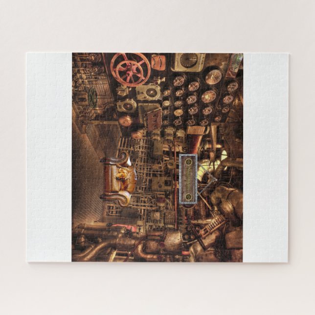 Puzzle Steampunk~Cueva de hombre~Gages~Metros~Pipes~ (Horizontal)