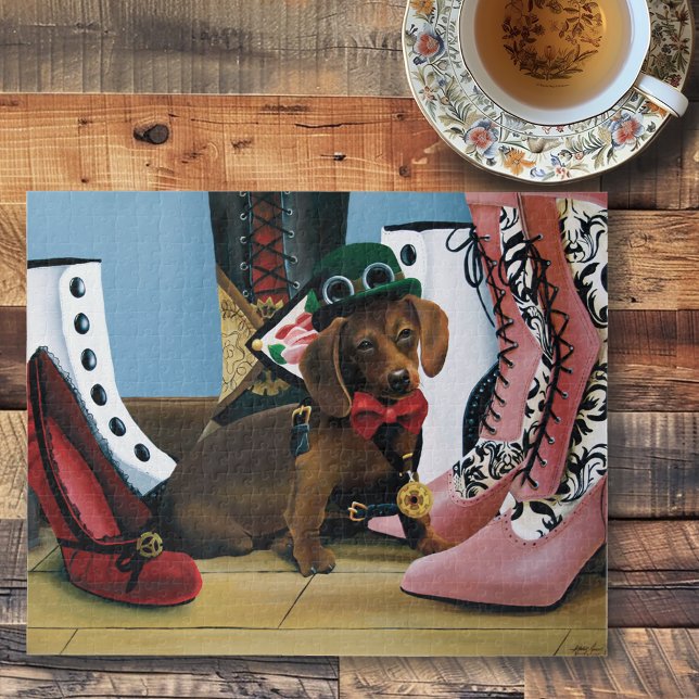 Puzzle Steampunk Dachshund (Subido por el creador)