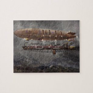 Puzzle Steampunk - dirigible no rígido - dirigible