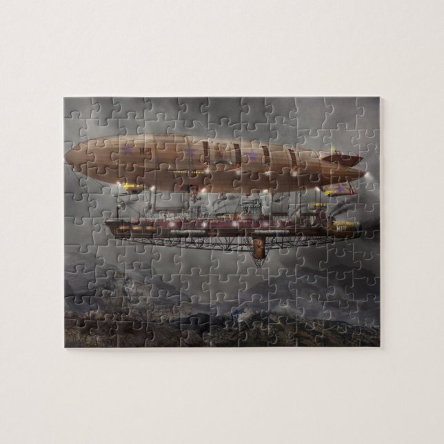 Puzzle Steampunk - dirigible no rígido - dirigible (Horizontal)