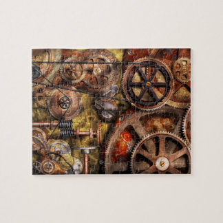 Puzzle Steampunk - engranajes - funcionamientos internos
