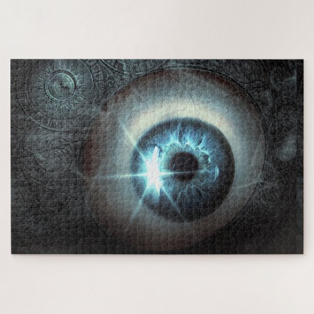 Puzzle Steampunk Eye (Horizontal)