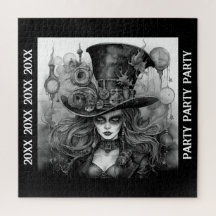 Steampunk Fiesta de Halloween de cumpleaños de Año