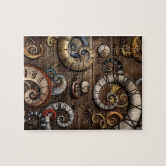 Puzzle Steampunk - reloj - máquina de tiempo