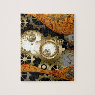 Puzzle Steampunk, relojes y engranajes