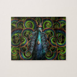 Puzzle Steampunk - Tan bonito como un pavo real