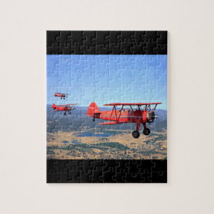 Puzzle Stearman, PT-17, aviación 1943_Classic