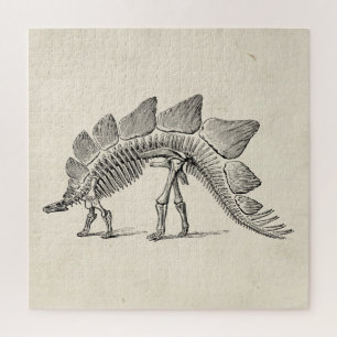 Puzzle Stegosaurus Dinosaur Skeleton Fossil