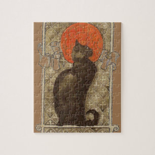 Puzzle Steinlein's Cat - Art Nouveau Advertisement