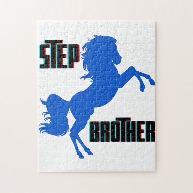 Puzzle Step Brother Horse Rearing (Vertical)