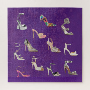 Puzzle Stiletto Jigsaw Collage de zapatos altos
