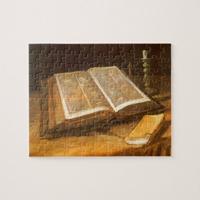 Puzzle Still Life with Bible de Vincent van Gogh (Horizontal)