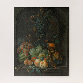Puzzle Still Life with Fruit Coenraet Roepel 1721