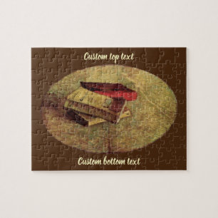 Puzzle Still Life with Three Books de Vincent van Gogh