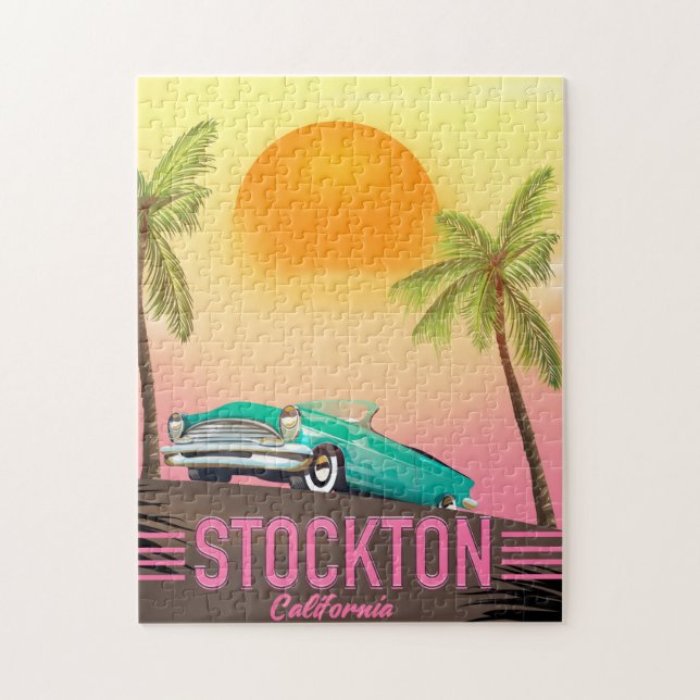 Puzzle Stockton California USA (Vertical)