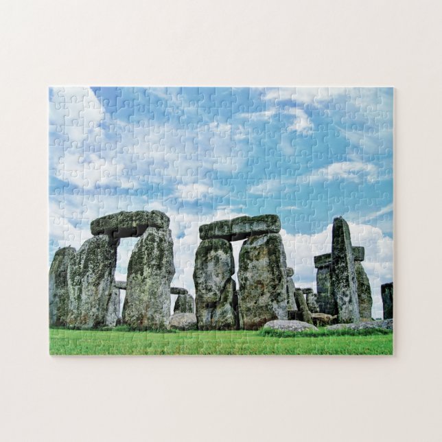Puzzle Stonehenge Landmark Wiltshire England Photo (Horizontal)