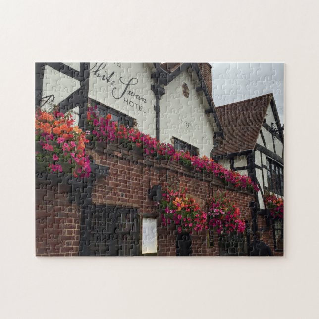 Puzzle Stratford Upon Avon England Reino Unido Tudor Hote (Horizontal)