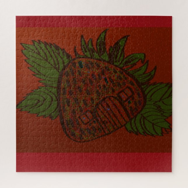 Puzzle Strawberry Home Sweet Home (Vertical)