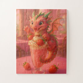 Puzzle Strawberry milkshake dragon