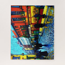 Puzzle Street of Dublin (Ireland) Van Gogh Style 