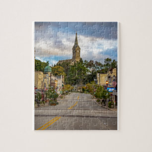 Puzzle Streetscape céntrico de los WI de Washington del