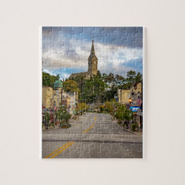 Puzzle Streetscape céntrico de los WI de Washington del (Vertical)