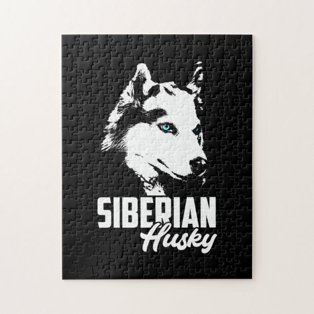 Puzzle Strong Husky Siberian (Vertical)