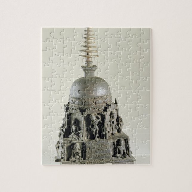Puzzle Stupa, Pala, Nalanda, Bihar (bronce) (Vertical)