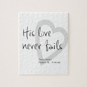 Puzzle su amor nunca falla henry b eyring cita mormón