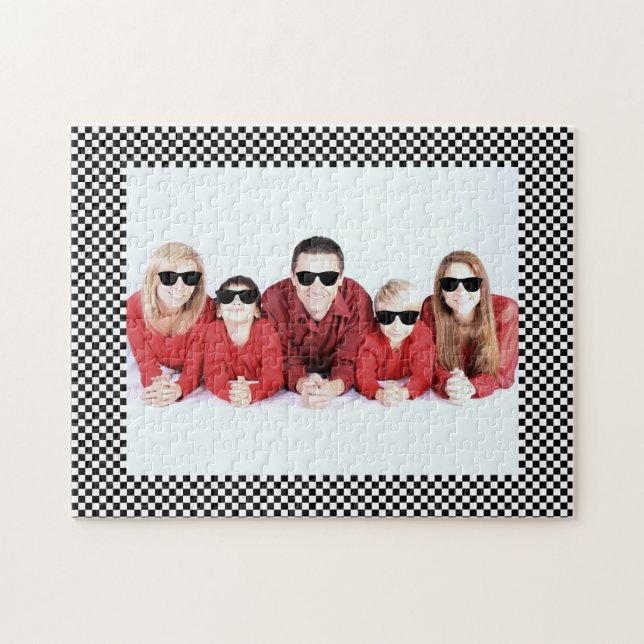 Puzzle Su foto aquí enmarcada (Horizontal)
