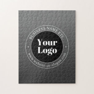 Puzzle Su logotipo o diseño comercial y texto editable